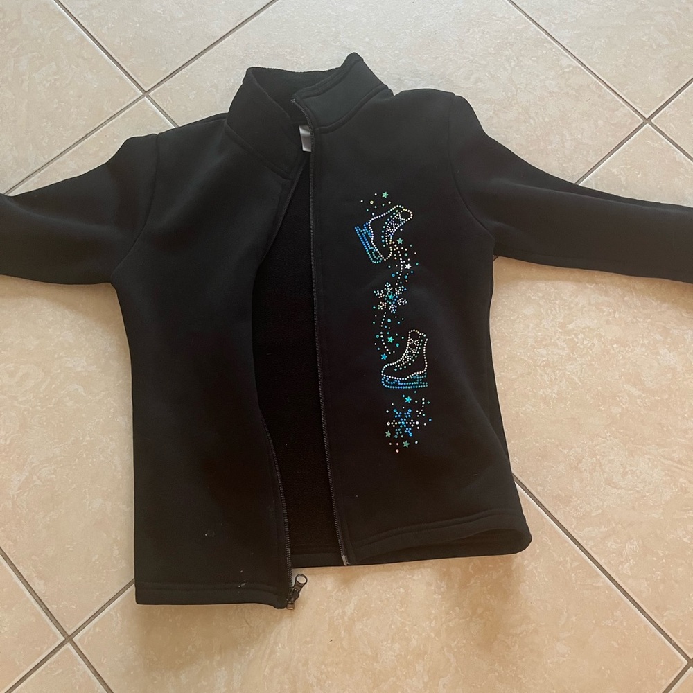 New black and blueish skate jacket